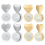 8PCS Earring Backs for -Ears, Lifter Replacements Heavy Earrings,Gold+Silver 1