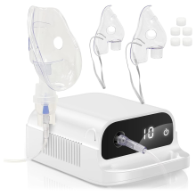Smart Nebulizer, Digital Nebulizer,for Breathing Problems, Low Noise Atomizer,Home Desktop Atomizer(EU Plug)
