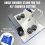100 Type Angle Grinder Stand for Tile 45 Chamfer Cutting Metal Ceramic Chamfering Frame Portable Chamferer Tool B 4