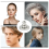 Earring Back 18k Gold Plated Safety for Replacement Ear Studs,Non-Irritating,Suitable Sensitive Ears,A 6