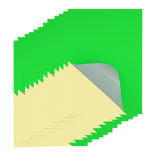 A4 Sticker Paper -A4 Labels 8.27x11.69 Inch for Laser/Inkjet Printers Office School Fluorescent Green
