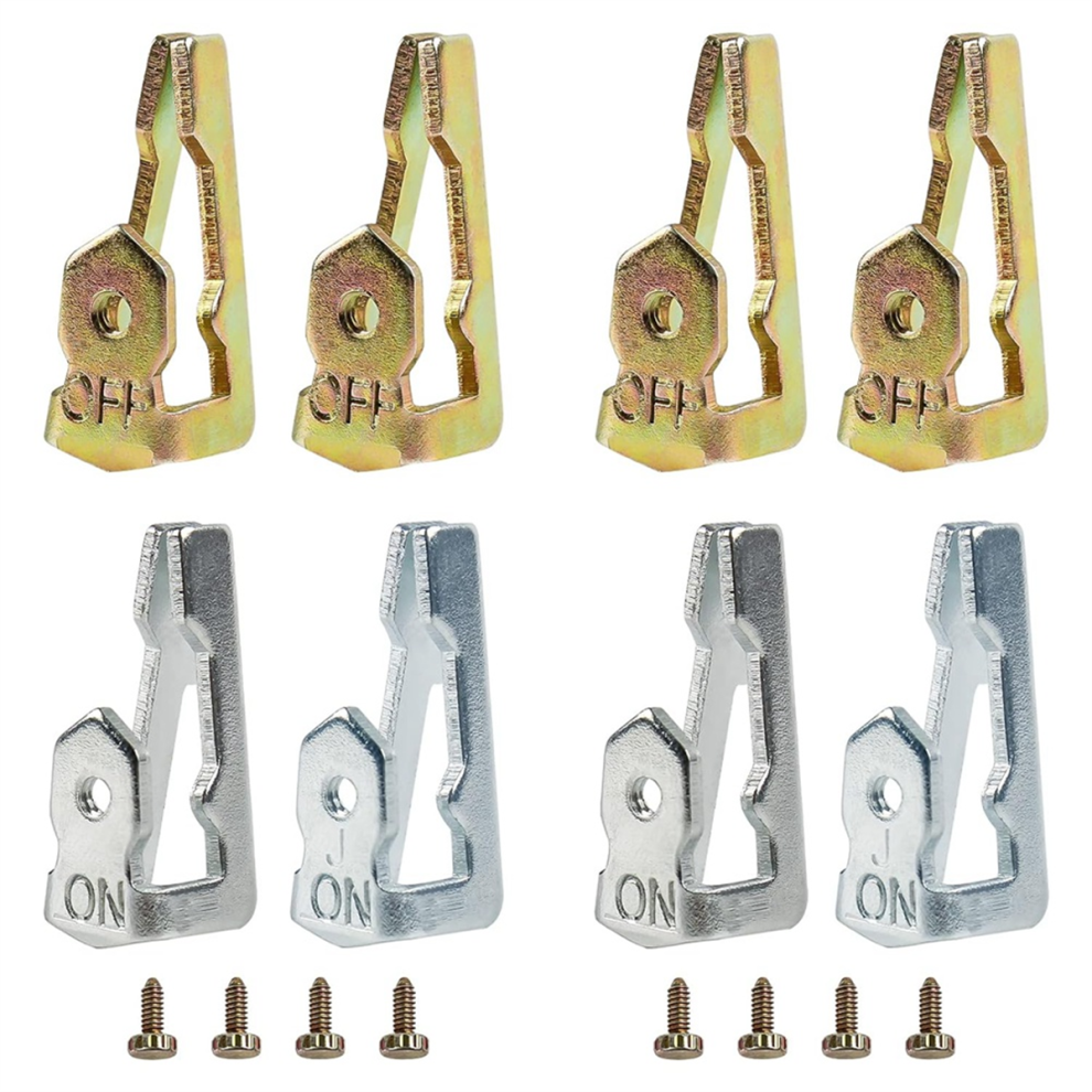 156T1978a Time Switch Trippers Replacement For Intermati Fit T100 Series Timer 2 Pack (4 On / 4 Off 8 Screws) 4853961839471