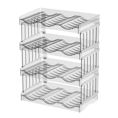 Water Bottle Organizer for 40oz Tumbler with Handle, Stackable Cup Cabinet Accessories 4 Floors