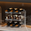 Water Bottle Organizer for 40oz Tumbler with Handle, Stackable Cup Cabinet Accessories 4 Floors 5