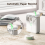 Label Maker Machine with Tape,Mini Portable Bluetooth Thermal Printer, Sticker for Home Office School 10