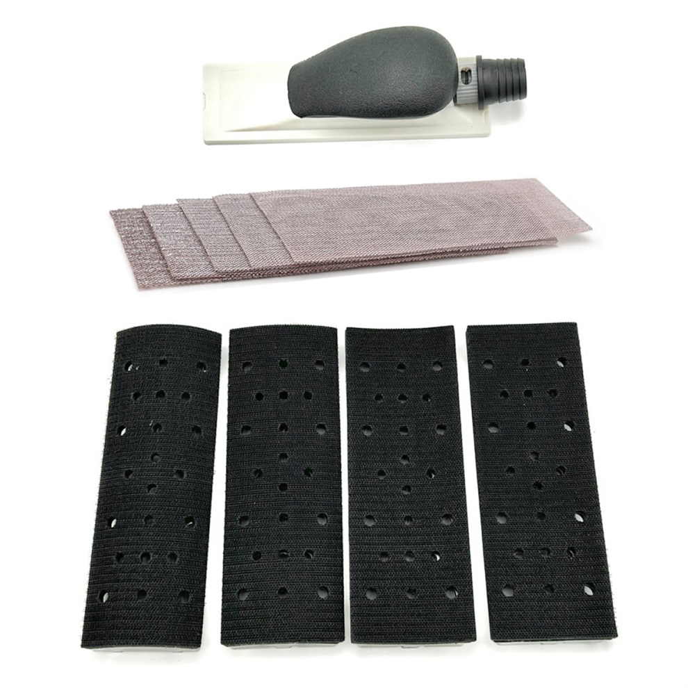 Hand Sanding Block Dust Extraction Grinding Sander Multi-Hole With Sandpaper For Wood Polishing Car Detailing 4853961845809