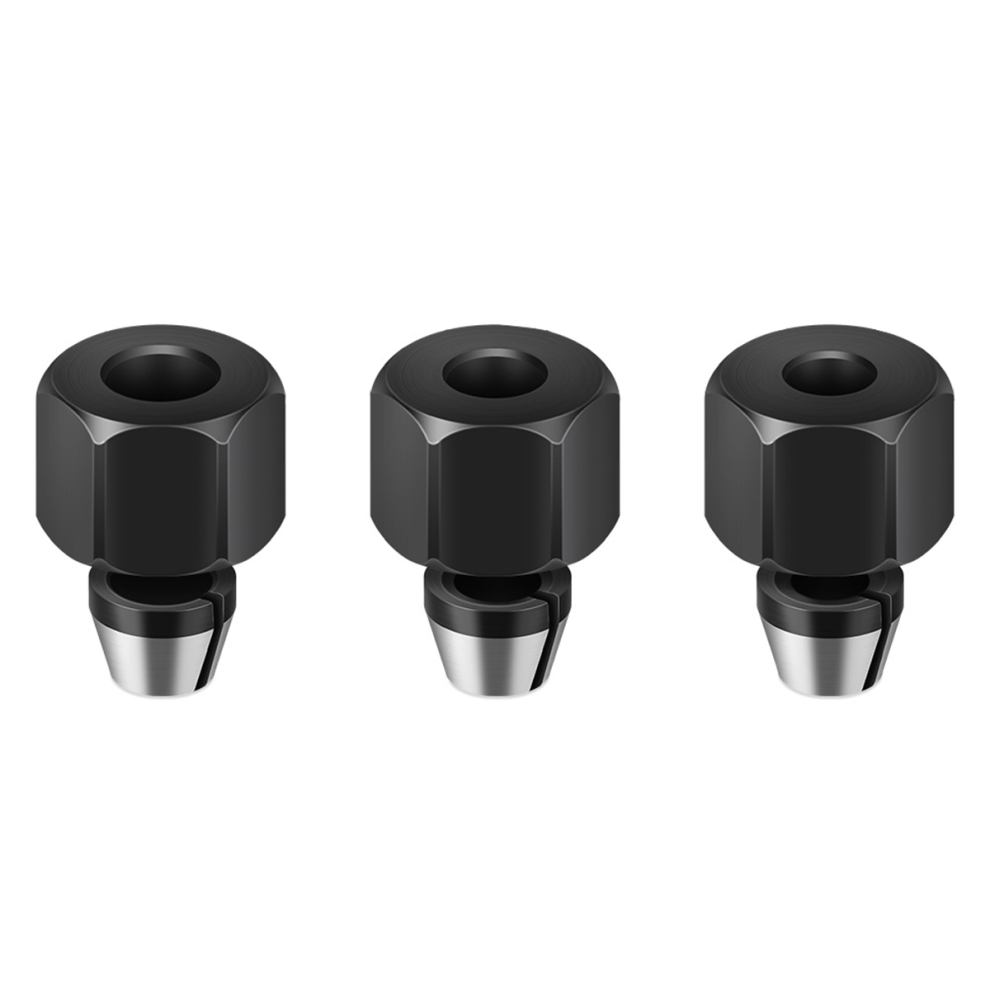6/6.35/8Mm Collet Chuck With Nut Engraving Trimming Machine Router Bit Adapter Electric Milling Cutter Accessorie 4853961846783