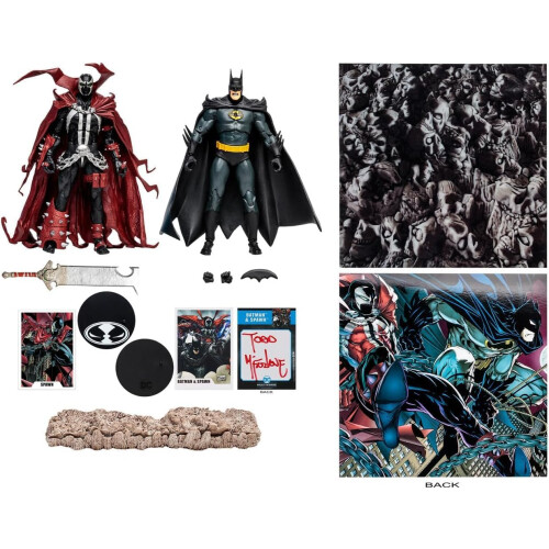 DC COLLECTOR ACTION FIGURE 2-PACK - BATMAN & SPAWN 1