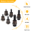 6Pcs Hand Rivet Tool Steel Head Set Manual Riveter Replace Tip Nut M3//M5/M6/M8/M10 Mandrel for 10