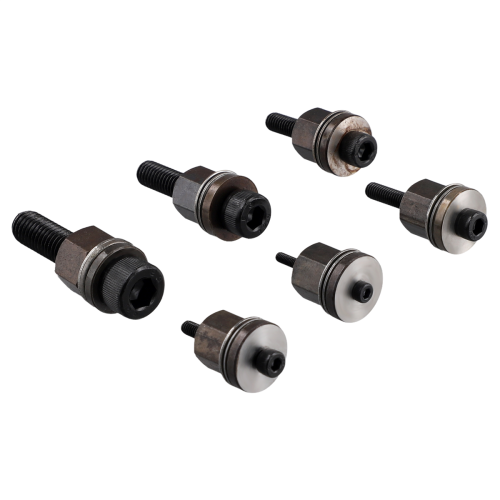 6Pcs Hand Rivet Tool Steel Head Set Manual Riveter Replace Tip Nut M3//M5/M6/M8/M10 Mandrel for 2
