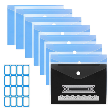 Thickened 8 Pack Magnetic Paper Tape Snaps and Labels Stickers for Die Storage Stamp Cutting Card Making B