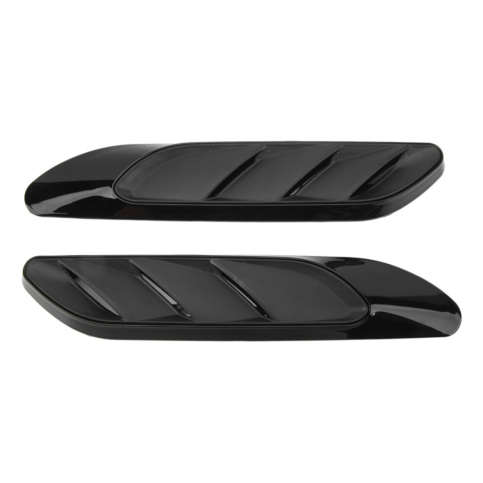 Mudguard Side Air Outlet Vent Trim Glossy Black 9121376971549