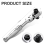 2 in 1 Round Handle Ratchet Wrench 1/4 Double Ended 72 Teeth Quick Spanner Tool Screwdriver Socket Bit DIY Repair 3