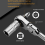 2 in 1 Round Handle Ratchet Wrench 1/4 Double Ended 72 Teeth Quick Spanner Tool Screwdriver Socket Bit DIY Repair 5