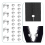 Zipper Repair Kit, 5 Replacement Slider Zippers Pull Zip Head Bottom Stop and Top Fix on 6