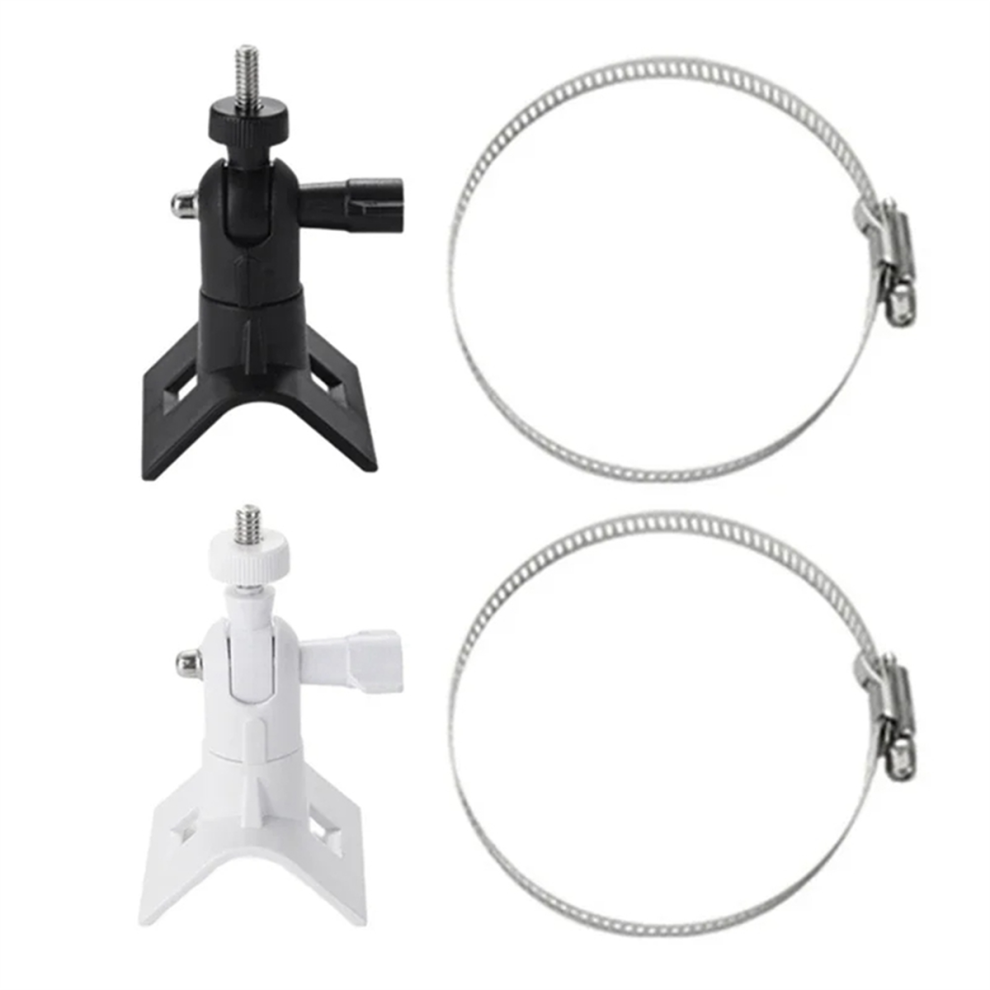 Adjustable Stainless Steel Hose Clamp Hoop Pipe Poles Mount Bracket Worm Gear For Security Camera Accessories B 4853961850193
