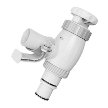 Pool Hose Adapter, Holder and Plunger Valve, Replacement Parts for Above Ground Pools,A