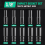 Impact Socket Set 1/2 Drive -15PCS-Metric Size (10-32mm) Sockets 6 Point Hex Design 7