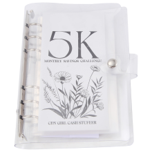 Envelope Challenge Binder Savings for Save 5K with Cash Envelopes Budget Planning