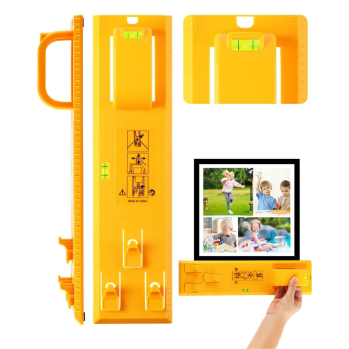Picture Hanging Tool with Horizontal Simple Frame Universal Level Ruler Photo Can Install Instruments 2