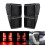 (red) For Polaris Ranger Crew XP 1000: 2020-2021 Black Tail Light 2