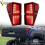 (red) For Polaris Ranger Crew XP 1000: 2020-2021 Black Tail Light 3