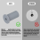 2Pcs Cable Routing Kit for , Feed Through Bushings 1Inch Wall Hole, Ethernet Grommet,Gray 6