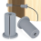 2Pcs Cable Routing Kit for , Feed Through Bushings 1Inch Wall Hole, Ethernet Grommet,Gray 3