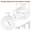 2 Pack Light Fixture Mounting Brackets, Ceiling Plate, Wall Mount Blocks with Screw and Nuts 3