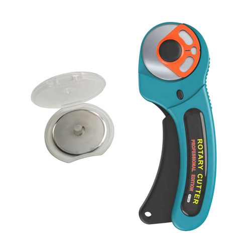 FT145 Rotary Cutter 45mm Patchwork Roller Easy Tearing Cutting Tools for Cloth Leather Paper Ticket Soft Sheet A 1