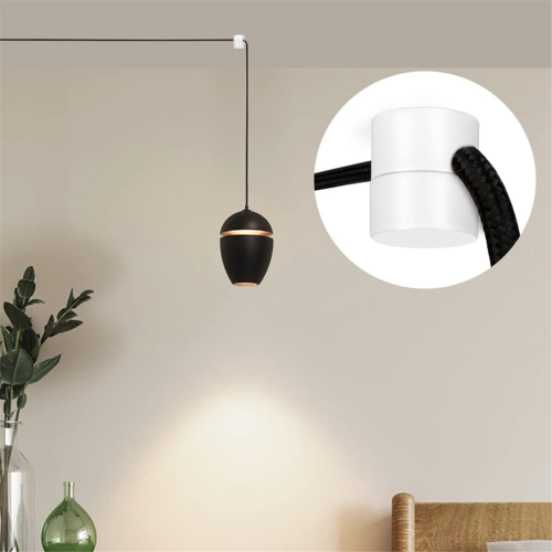 3 Pack Ceiling Hooks for Hanging Lights, Pendant Light Hook Lamp, Hooks, DIY Lamp White 2