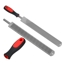 2 PCS 14 Inch Horseshoe Trimming Files Carbon Steel Fork Tools for Repairing Wood Work Supplies with Handle