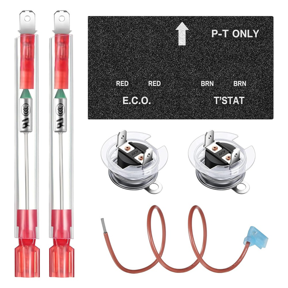 Rv Water Heater Thermal Cutoff With Eco Thermostat Assembly Kit, Replacement Parts For 91447 93866 (2 Pieces) 4853961862134