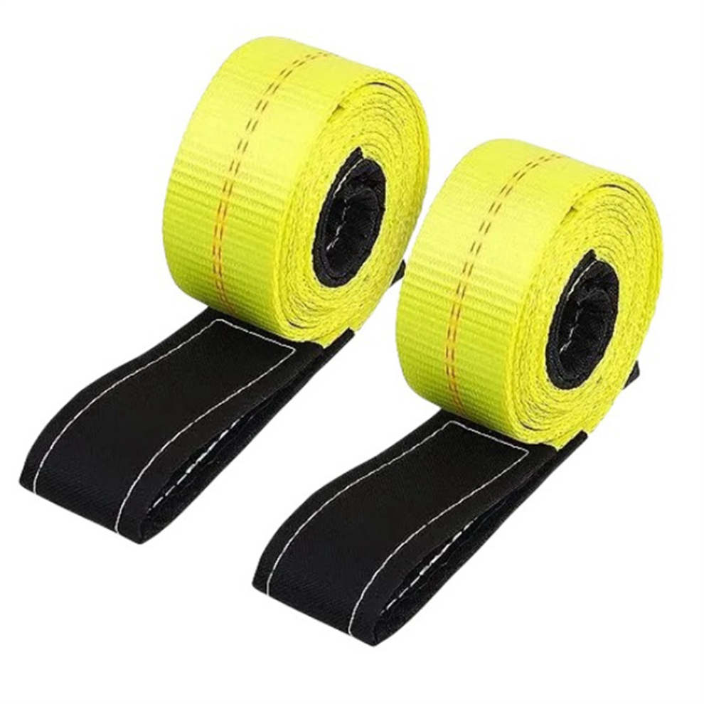 Lift Sling Straps,Heavy Duty Lifting Straps Nylon Tree Saver Recovery Strap Web Winch 2-Pack 4853961860703
