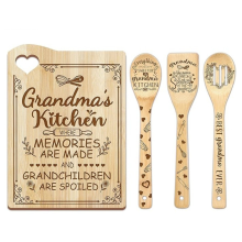 Bamboo Cutting Board Mother'S Day Gift for Board,Cooking Board(Grandma)