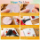 14pcs Rubber Block Stamp Carving Blocks Kit, DIY Making for Printmaking 8