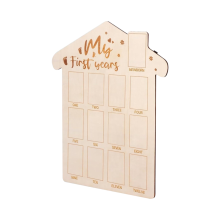 Baby Monthly , Wooden Milestone CDs - Newborn Photography Props to Record Your Baby'S Growth