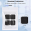 TENS Unit Replacement Pads, Pads 2x2inch 20 Pcs Reusable Self-Adhesive Electrodes 8