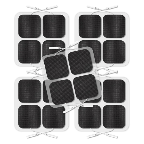 TENS Unit Replacement Pads, Pads 2x2inch 20 Pcs Reusable Self-Adhesive Electrodes