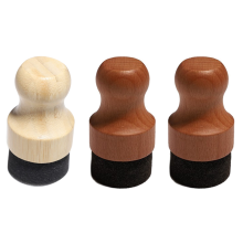 Cutting Board Oil and Wax Applicator, Round Wood Applicator for Boards, Butcher Blocks, Cutlery(3pcs)