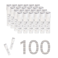 Tubes stériles cryogéniques de 2 ml, flacons de laboratoire avec bouchons, cryogéniques pour stockage à basse température, boîte de 100