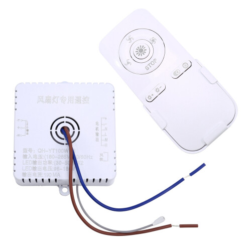 Ventilatore da soffitto per camera da letto, telecomando, 100 W, controller di ricezione, driver, accessori 30-50 W x 2 1