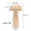 Darning Mushroom Kits Wooden Tool with Strong Handle and Gradual Curvature for Sewing Threads, Socks, Sweaters 2