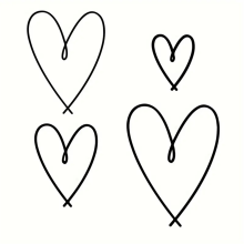 4pcs Romantic Metal Heart Wall Art Set - Exquisite Decorative Accent for Bedroom, Living Room & Gallerys Perfect Gifts