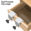 4PCS C Clamp Cabinet Hardware Jig Drawer Fixing Clip for Install Door Front Knobs Pulls Handles Woodworking Tools 6