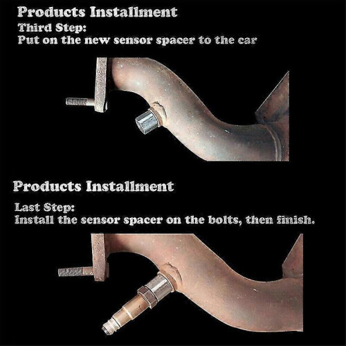 Car CIR Fix Check Engine Light Eliminator Adapter Oxygen O2 Sensor M18x1.5 2