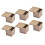 6x Square Loaf Pan with Lid Toast Mold Bread Pan Pullman Loaf Pan with Cover Non-stick Mini Water C 1