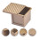 6x Square Loaf Pan with Lid Toast Mold Bread Pan Pullman Loaf Pan with Cover Non-stick Mini Water C 2