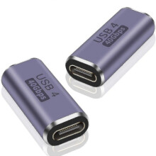 Usb Type C 3.2 100w Female To Female Extender 40gbps 8k Adapter Usb4 Connector New