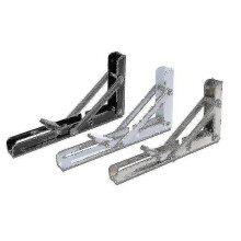 (white) 2 Pcs Folding Shelf Brackets, Diy Wall Mounted Folding Table Hinge, Save Bench Space -ys